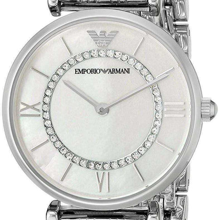 Emporio Armani Classic Quartz Diamond Accent AR1908 Orologio da donna