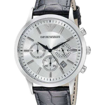 Emporio Armani Classic Cronografo quadrante argento AR2432 - Orologio da uomo