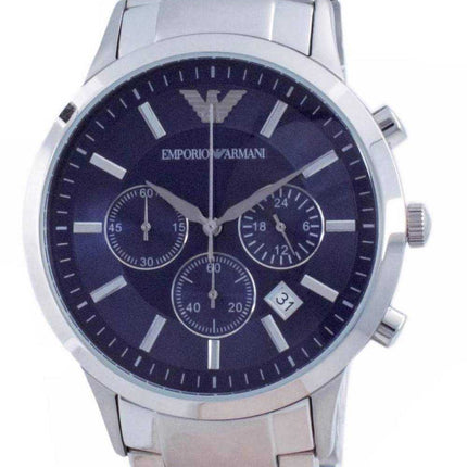 Orologio da uomo Emporio Armani Renato classico cronografo quadrante blu al quarzo AR2448