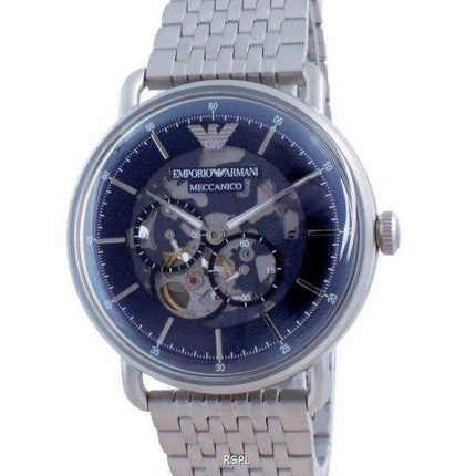 Orologio da uomo Emporio Armani Aviator semi scheletro automatico AR60024