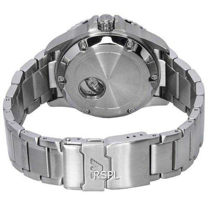 Orologio da uomo Emporio Armani Meccanico in acciaio inossidabile con quadrante blu automatico AR60059 100M