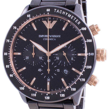 Orologio da uomo Emporio Armani Ceramica Mario cronografo al quarzo AR70002