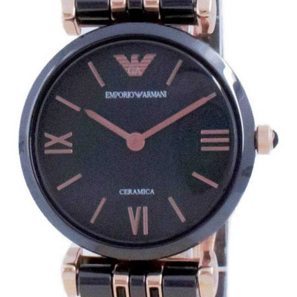 Orologio da donna Emporio Armani Gianni T-Bar in ceramica al quarzo AR70005