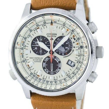 Orologio da uomo Citizen Promaster Sky Pilot Eco-Drive radiocontrollato cronografo AS4020-44B