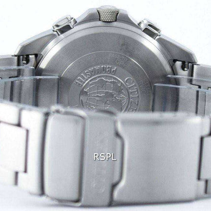 Orologio da uomo Citizen Promaster Land Titanium Eco-Drive radiocontrollato Cronografo AS4030-59E