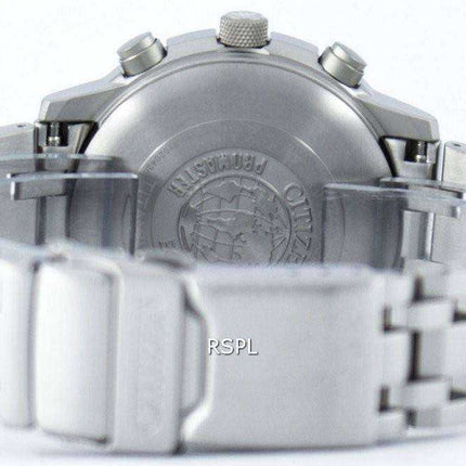 Orologio da uomo Citizen Promaster Sky Pilot Titanium Eco-Drive radiocontrollato Cronografo AS4050-51E