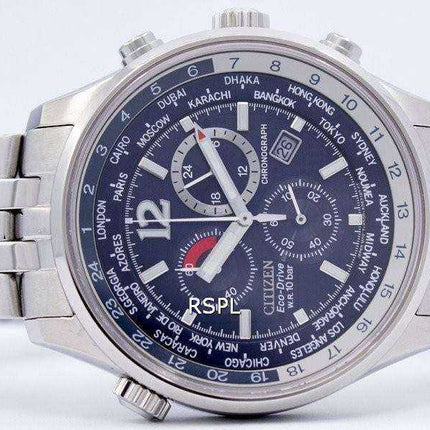 Orologio da uomo Citizen Eco Drive Chronograph World Time AT0360-50L AT0360