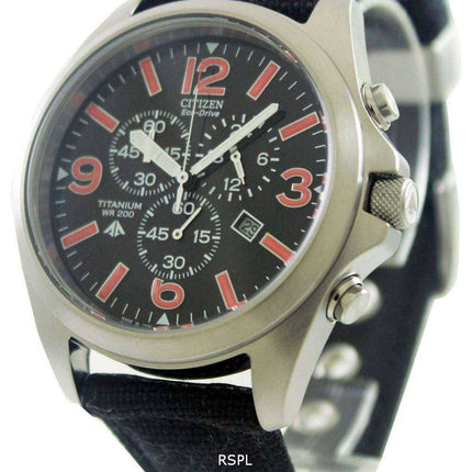 Orologio da uomo Citizen Eco-Drive Chronograph Titanium AT0660-13E AT0660