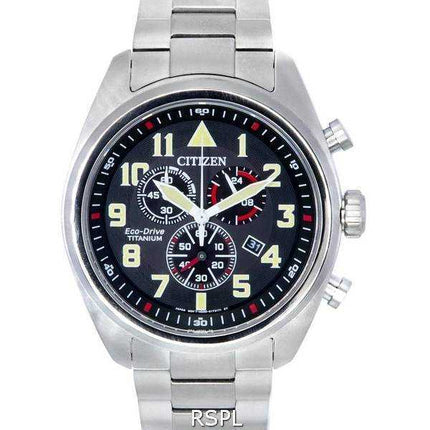 Orologio da uomo Citizen Super Titanium Chronograph Eco-Drive AT2480-81E 100M