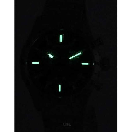 Orologio da uomo Citizen Eco-Drive cronografo in acciaio inossidabile quadrante nero AT2520-89E 100M