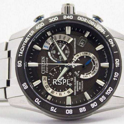 Citizen Eco-Drive Perpetual Calendar AT4010-50E Orologio da uomo in titanio