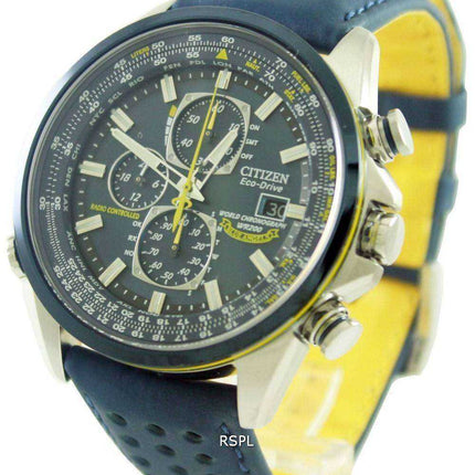 Cronografo Citizen Eco Blue Angels Radio Controlled World AT8020-03L