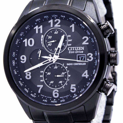 Orologio da uomo Citofen Eco-Drive Cronografo World-Time Atomic AT8105-53E