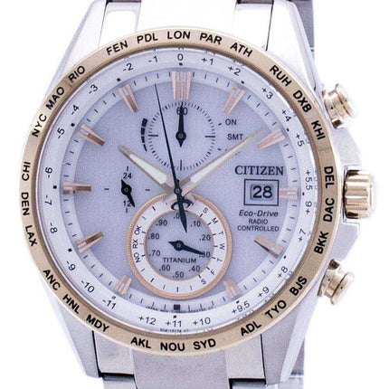 Cronografo Citizen Eco-Drive Chronograph Power Reserve Orologio radiocontrollato AT8156-87A da uomo