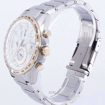 Cronografo Citizen Eco-Drive Chronograph Power Reserve Orologio radiocontrollato AT8156-87A da uomo