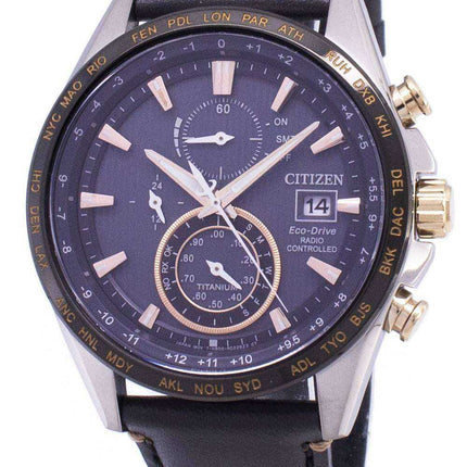 Orologio da uomo Citizen Eco-Drive Titanium Radio Controlled Power Reserve AT8158-14H