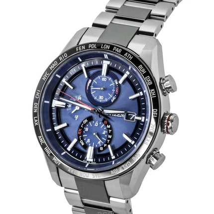 Orologio da uomo Citizen Attesa Chronograph Radiocontrollato Super Titanium Eco-Drive AT8186-51L 100M