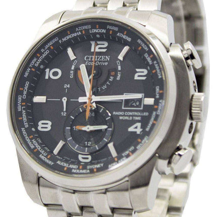 Orologio da uomo Citofen Eco-Drive Atomic Radio Controlled World Time AT9010-52E