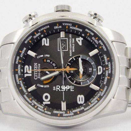Orologio da uomo Citofen Eco-Drive Atomic Radio Controlled World Time AT9010-52E
