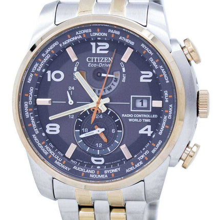 Orologio da uomo Citizen Eco-Drive Radio Controlled World Time AT9016-56H