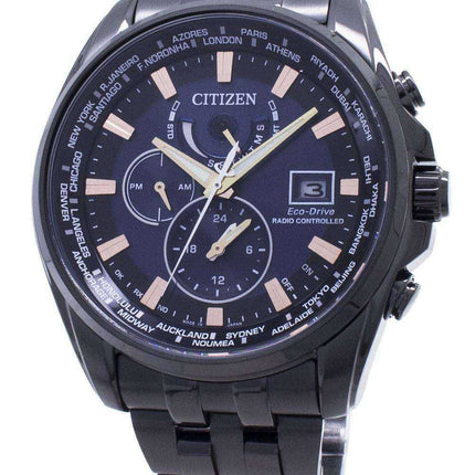 Citizen Eco-Drive Global Radio Controlled AT9039-51L Japan Made 200M Orologio da uomo