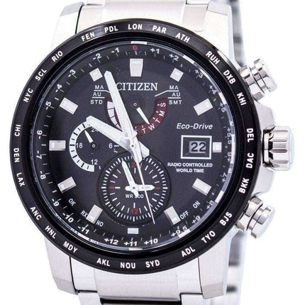 Orologio da uomo Citofen Eco-Drive Atomic Radio Controlled World Time AT9071-58E
