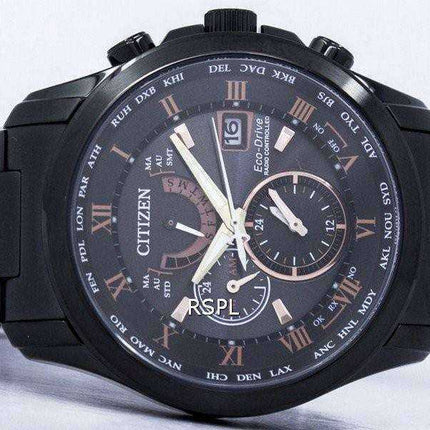 Orologio da uomo Citizen Eco-Drive con controllo radio perpetuo World Time AT9085-53E