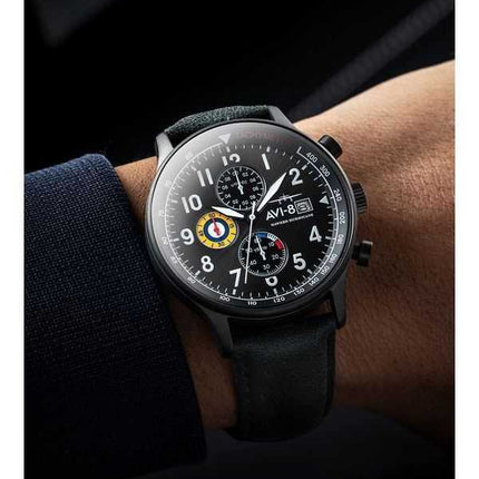 Orologio da uomo AVI-8 Hawker Hurricane con cronografo al quarzo AV-4011-0D.