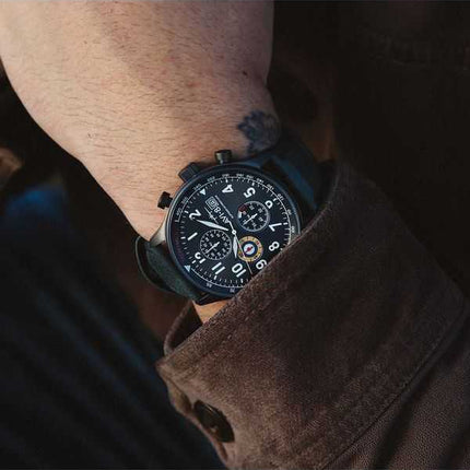 Orologio da uomo AVI-8 Hawker Hurricane con cronografo al quarzo AV-4011-0D.