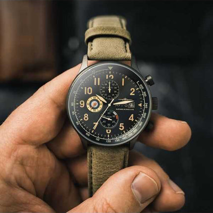 Orologio da uomo AVI-8 Hawker Hurricane cronografo al quarzo AV-4011-0E