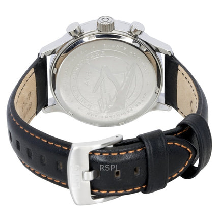 Orologio da uomo AVI-8 Hawker Hurricane Classic Cronografo con cinturino in pelle e quadrante nero al quarzo AV-4011-0Y