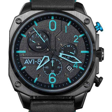 Orologio da uomo AVI-8 Hawker Hunter cronografo blu diamante quarzo AV-4052-05