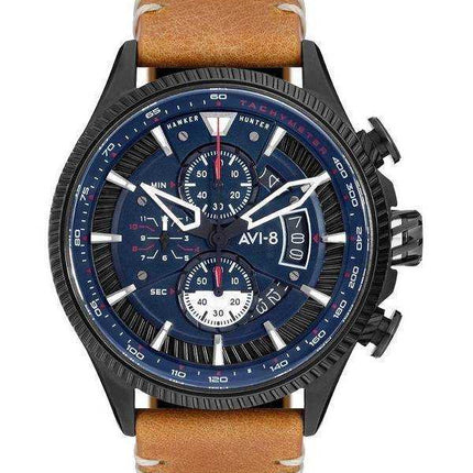 AVI-8 Hawker Hunter Avon Chronograph Carbon Navy Dial Quartz AV-4064-01 Orologio da uomo