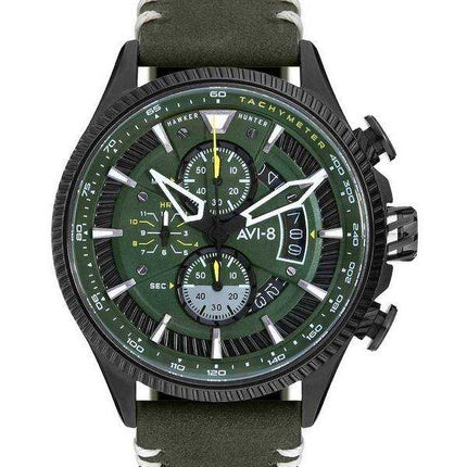 AVI-8 Hawker Hunter Avon Chronograph Charcoal Green Dial Quartz AV-4064-02 Orologio da uomo