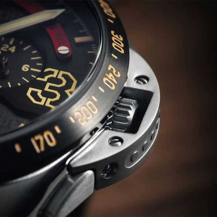Orologio da uomo AVI-8 P-51 Mustang Blakeslee Chronograph Bronze Oak Quartz AV-4077-02