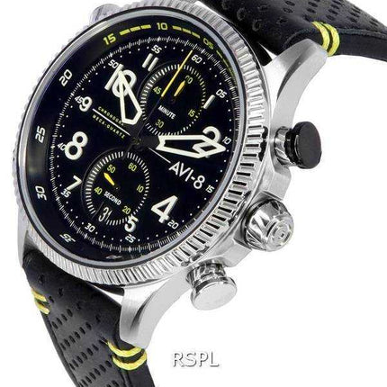 Orologio da uomo AVI-8 Hawker Hunter Halton Duke cronografo quadrante nero al quarzo AV-4080-01
