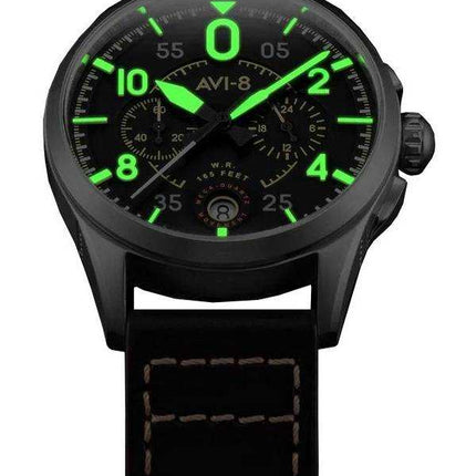 Orologio da uomo AVI-8 Spitfire Lock Midnight Oak cronografo al quarzo AV-4089-01