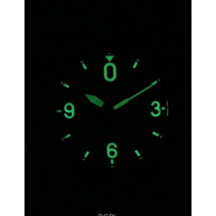 AVI-8 Spitfire Smith cinturino in pelle marrone quadrante nero automatico orologio da uomo AV-4090-06