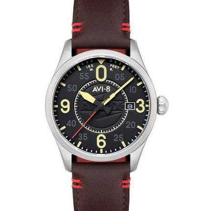 Orologio da uomo AVI-8 Spitfire Smith Automatic Airfix Edition quadrante nero granito AV-4090-08