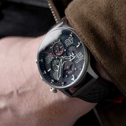 Orologio da uomo AVI-8 Hawker Typhoon Rb396 Sheila cronografo edizione limitata quadrante nero al quarzo AV-4093-05