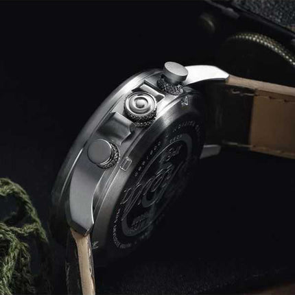 Orologio da uomo AVI-8 Hawker Typhoon Rb396 Sheila cronografo in edizione limitata Westhampnett quadrante marrone al quarzo AV-4