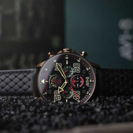 Orologio da uomo AVI-8 Hawker Typhoon Coningham Chronograph D-Day 80 Limited Edition Juno Black Dial Quartz AV-4093-09
