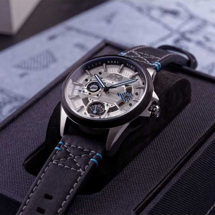 Orologio da uomo AVI-8 Hawker Harrier Farley multifunzione stratosfera quadrante bianco al quarzo AV-4098-01