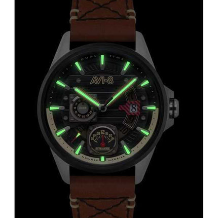 Orologio da uomo AVI-8 Hawker Harrier Farley multifunzione quadrante nero al quarzo AV-4098-02