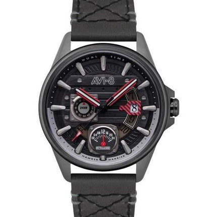 Orologio da uomo AVI-8 Hawker Harrier Farley multifunzione Night Sky quadrante nero al quarzo AV-4098-04