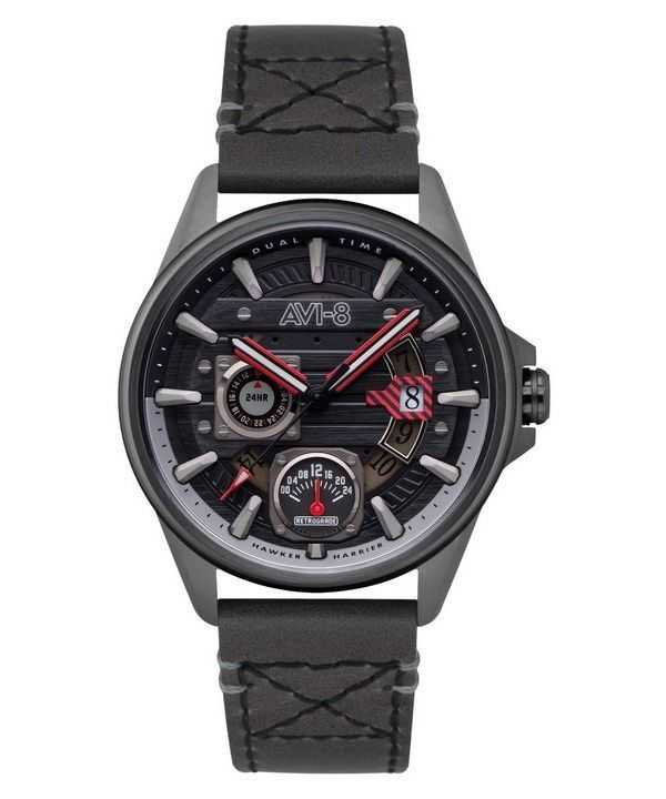 Orologio da uomo AVI-8 Hawker Harrier Farley multifunzione Night Sky quadrante nero al quarzo AV-4098-04