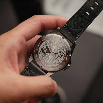 Orologio da uomo AVI-8 Hawker Harrier Farley multifunzione Night Sky quadrante nero al quarzo AV-4098-04