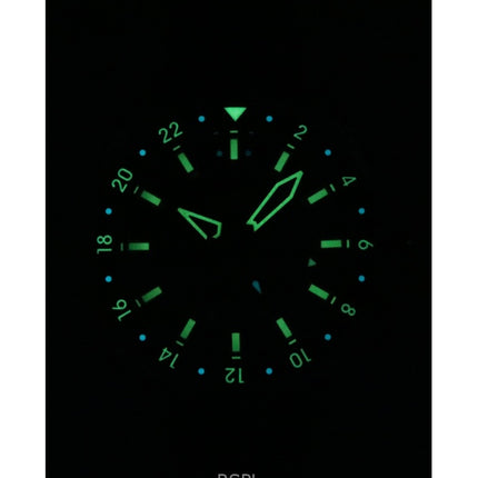 Orologio da uomo automatico AVI-8 Hawker Hunter Atlas GMT Devil con quadrante nero AV-4122-01