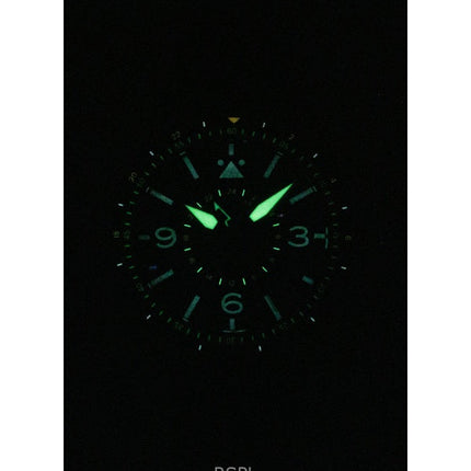 Orologio da uomo AVI-8 Flyboy Airmaster GMT con cinturino in pelle blu Cockpit e quadrante blu automatico AV-4128-04