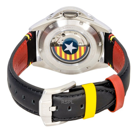 Orologio da uomo AVI-8 P-51 Mustang Patriot Automatico Edizione Limitata 85° Anniversario Tuskegee Airmen Quadrante Nero AV-4148-01